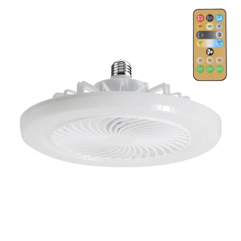 LED Ceiling Fan with Light and Remote Control